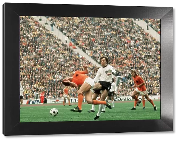 Football World Cup 1974 West Germnay 2 Holland 1 in Munich Franz