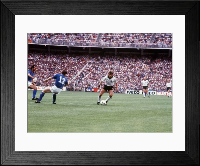 Framed Print : Football World Cup Final 1982 Italy 3 West Germany 1 in Madrid