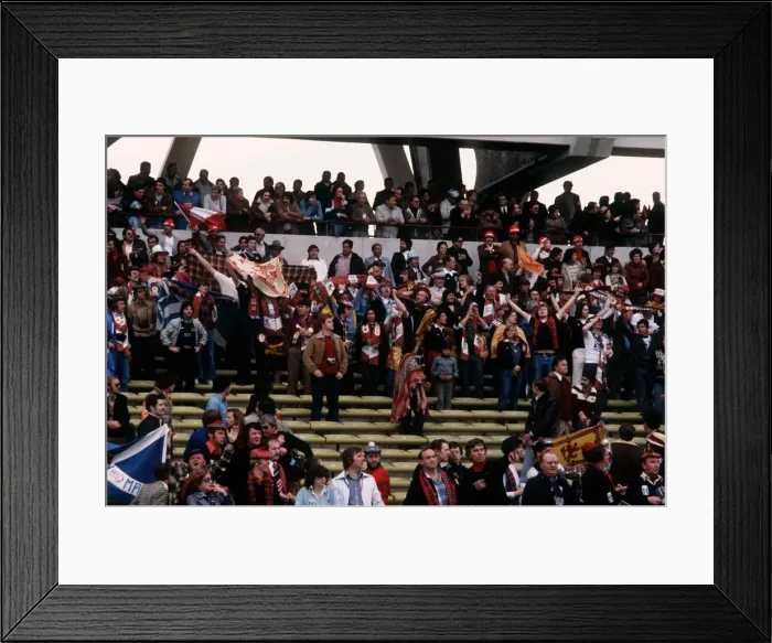 Framed Print : Football World Cup 1978 Scotland 1 Peru 3 Scottish fans, Tartan Army Framed Print : Football World Cup 1978 Scotland 1 Peru 3 Scottish fans, Tartan Army