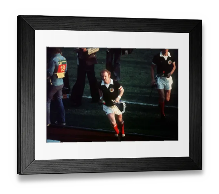 Framed Print : Football World Cup 1974 Scotland 0 Brazil 0 in Frankfurt