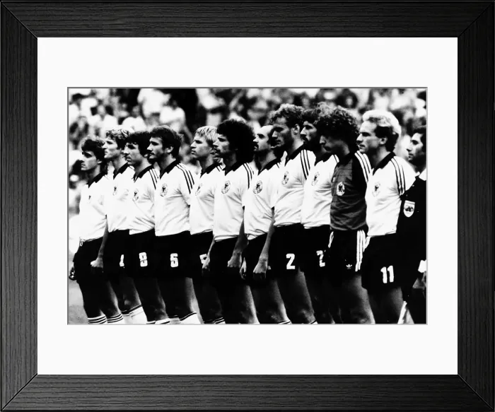 Framed Print : West Germany World Cup football team 1982 Framed Print : West Germany World Cup football team 1982