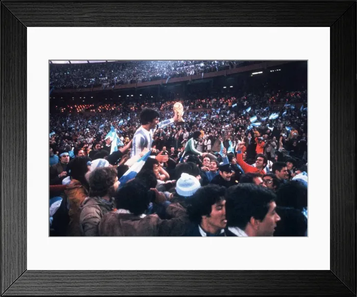 Framed Print : Football World Cup Final 1978 Argentina 3 Holland 1 in Buenos Aires Framed Print : Football World Cup Final 1978 Argentina 3 Holland 1 in Buenos Aires