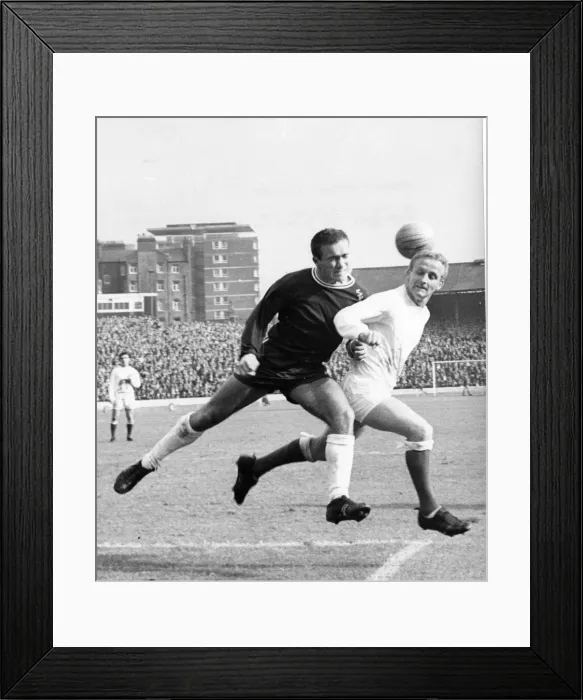 Framed Print : Chelsea v Everton leage match at Stamford Bridge September 1965 Framed Print : Chelsea v Everton leage match at Stamford Bridge September 1965