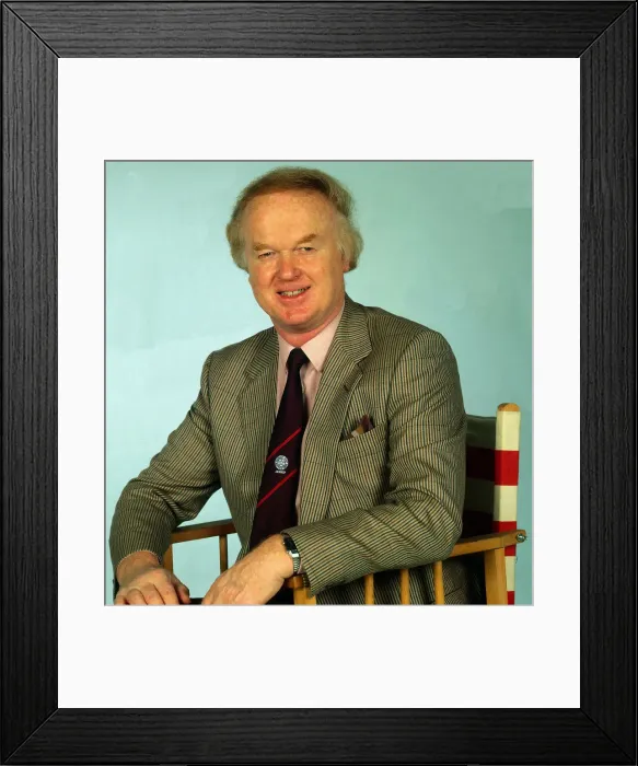Framed Print : Archie MacPherson Sports Commentator circa 1985 Framed Print : Archie MacPherson Sports Commentator circa 1985