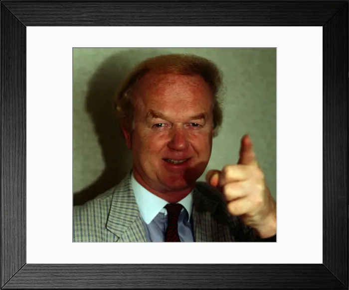 Framed Print : Archie MacPherson Sporst Commentator January 1988 Framed Print : Archie MacPherson Sporst Commentator January 1988
