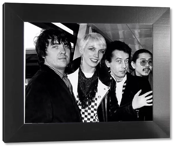 British pop group The Tourists with 1980 Scottish singer Annie Lennox