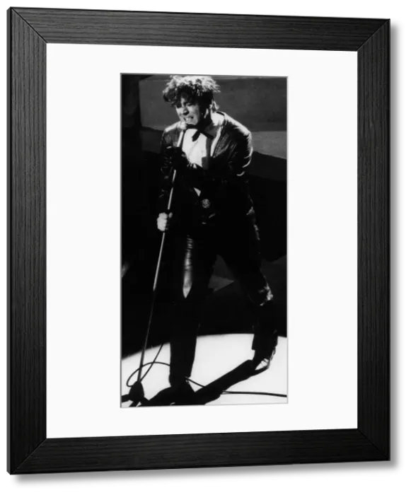 Framed Print : Gene Vincent - American Fifties and Sixties pop singer - rock