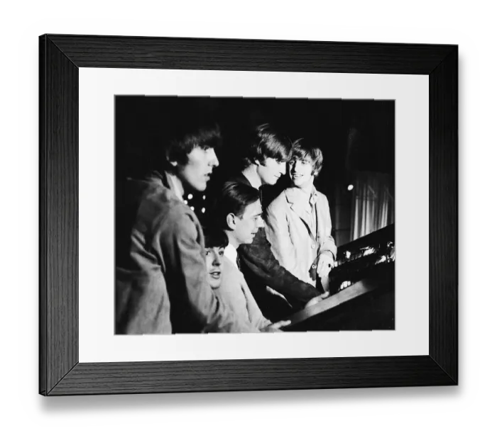 Framed Print : The Beatles running through a Flying Ballet routine with sketch director Joseph Framed Print : The Beatles running through a Flying Ballet routine with sketch director Joseph
