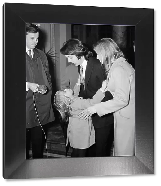 Paul McCartney and Linda Eastman (Paul holding Linda