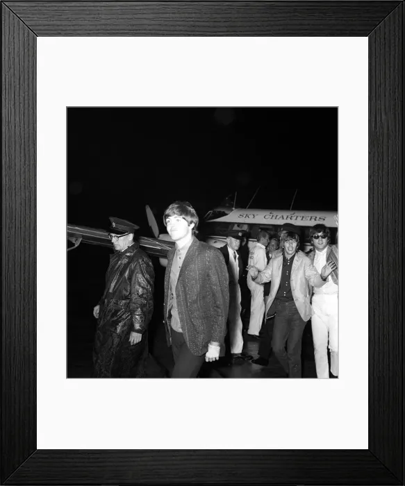 Framed Print : The Beatles July 1964 John Lennon and Paul McCartney