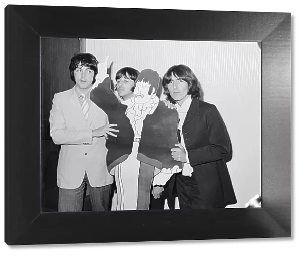 The Beatles 1968 left to right Paul McCartney Ringo Starr