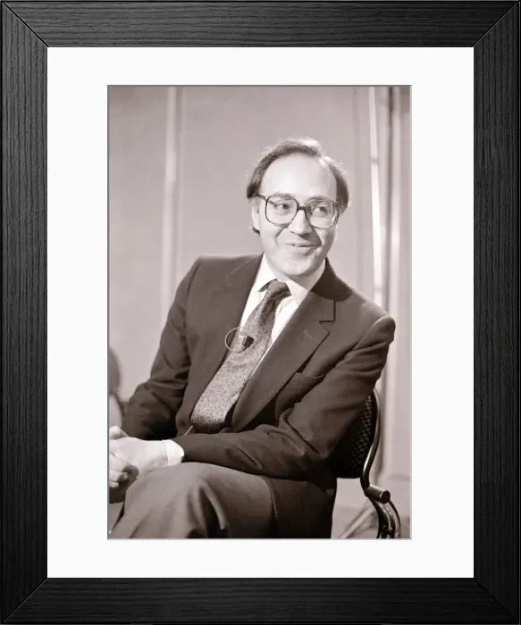 Framed Print : Michael Howard at London Airport April 1987 Framed Print : Michael Howard at London Airport April 1987