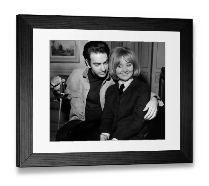 Framed Print : Neil Diamond singer and Lulu singer 1967