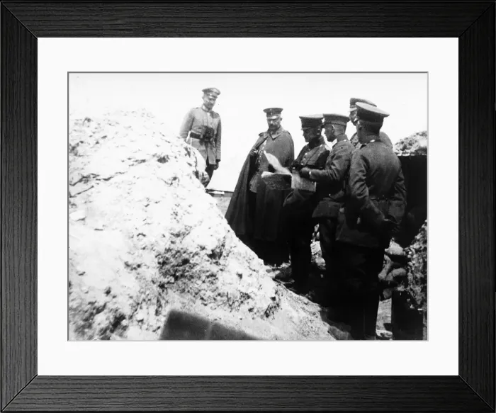 Framed Print : The Kaiser on the Winter Berg (California Plateau) 1918 during World War One Framed Print : The Kaiser on the Winter Berg (California Plateau) 1918 during World War One