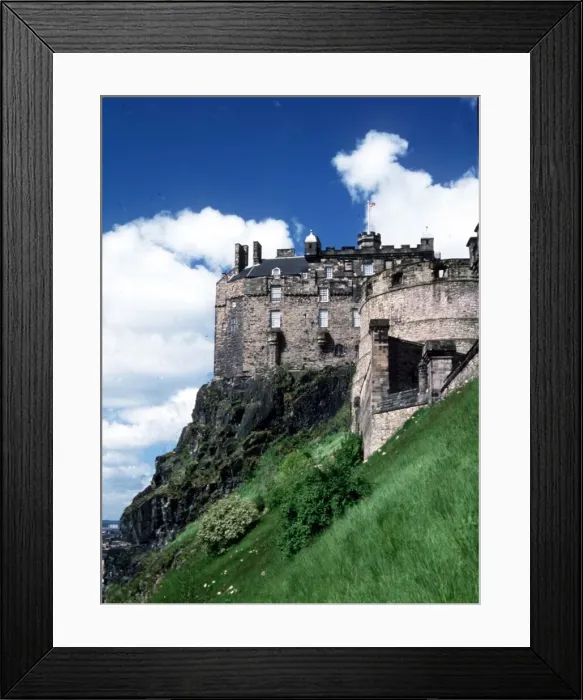 Framed Print : Edinburgh Castle in Scotland, circa 1980 Framed Print : Edinburgh Castle in Scotland, circa 1980