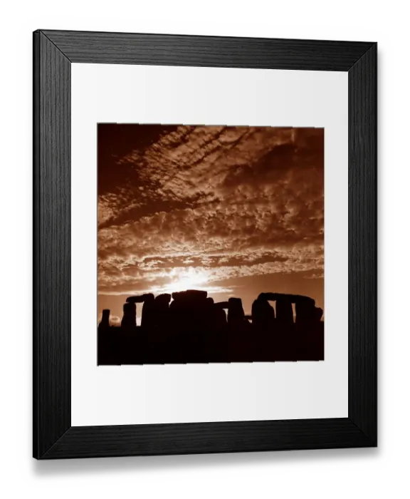 Framed Print : Sunset over Stonehenge in Wiltshire Britain Sunset Silhouette Clouds Framed Print : Sunset over Stonehenge in Wiltshire Britain Sunset Silhouette Clouds
