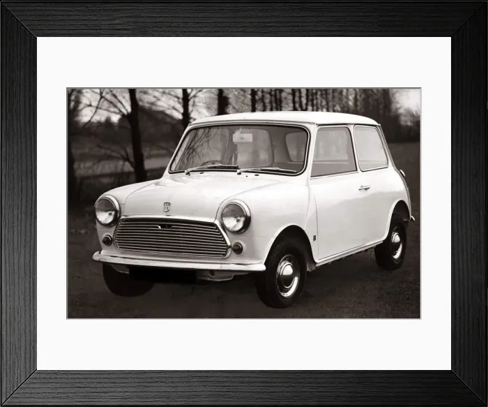 Framed Print : Mini 1000 - Motor Car circa 1965