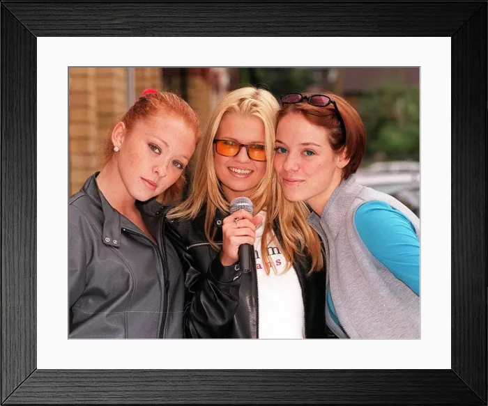 Framed Print : Atomic Kitten Music Group September 1999 l-r Natasha aged 17 - Liz aged 18 Framed Print : Atomic Kitten Music Group September 1999 l-r Natasha aged 17 - Liz aged 18