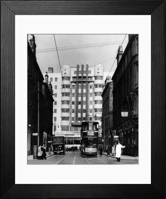Framed Print : Beresford Hotel - Sauchiehall Street, Glasgow March 1938 Framed Print : Beresford Hotel - Sauchiehall Street, Glasgow March 1938