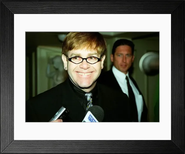 Framed Print : Elton John Singer June 98 At the Ivor Novello Awards 1998 at the Grosvenor House Framed Print : Elton John Singer June 98 At the Ivor Novello Awards 1998 at the Grosvenor House