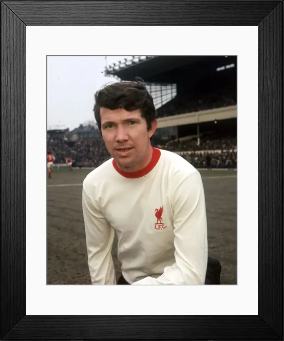 Framed Print : Chris Lawler Liverpool player 1970 Framed Print : Chris Lawler Liverpool player 1970