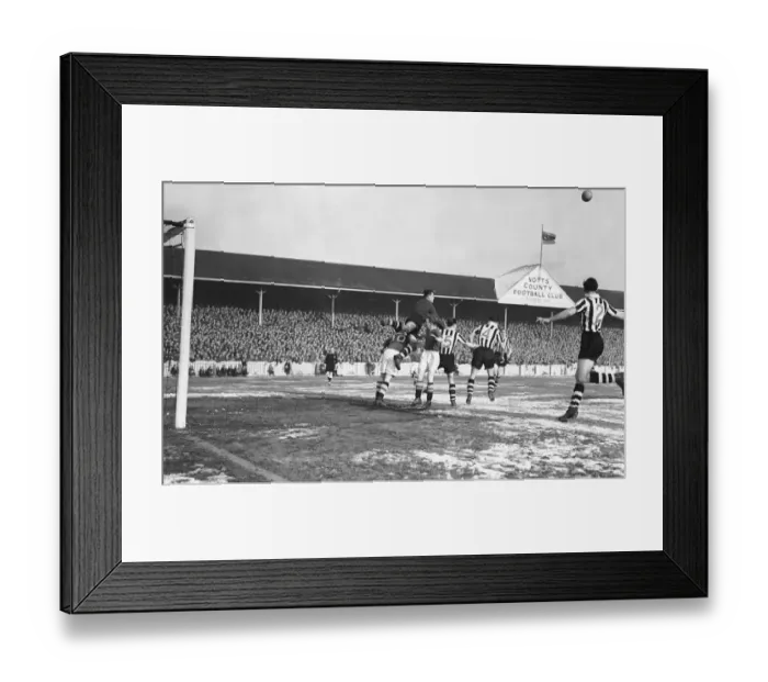 Framed Print : English FA Cup match. Notts County 1 v Chelsea 0. Action from the match Framed Print : English FA Cup match. Notts County 1 v Chelsea 0. Action from the match