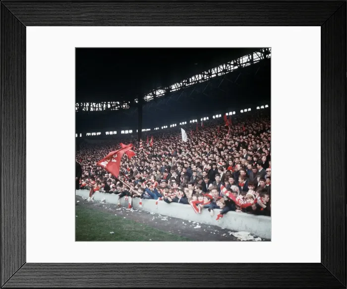 Framed Print : Liverpool FC Football Supporters. August 1967 Framed Print : Liverpool FC Football Supporters. August 1967