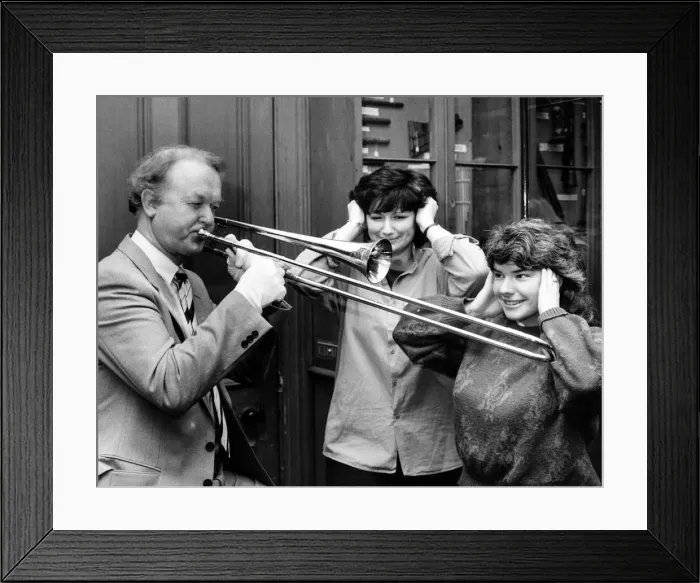 Framed Print : Archie MacPherson Sports Commentator who is also rector of Edinburgh University attempts Framed Print : Archie MacPherson Sports Commentator who is also rector of Edinburgh University attempts