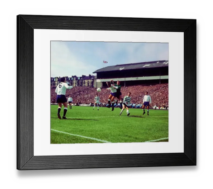 Framed Print : Celtic V Spurs 1967