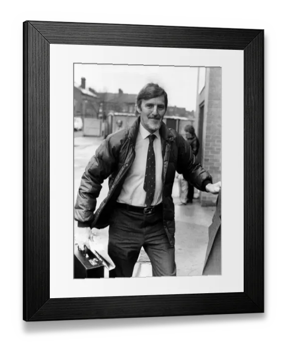 Framed Print : Jimmy Hill, chairman of Coventry City Football Club arriving at Highfield Road Framed Print : Jimmy Hill, chairman of Coventry City Football Club arriving at Highfield Road