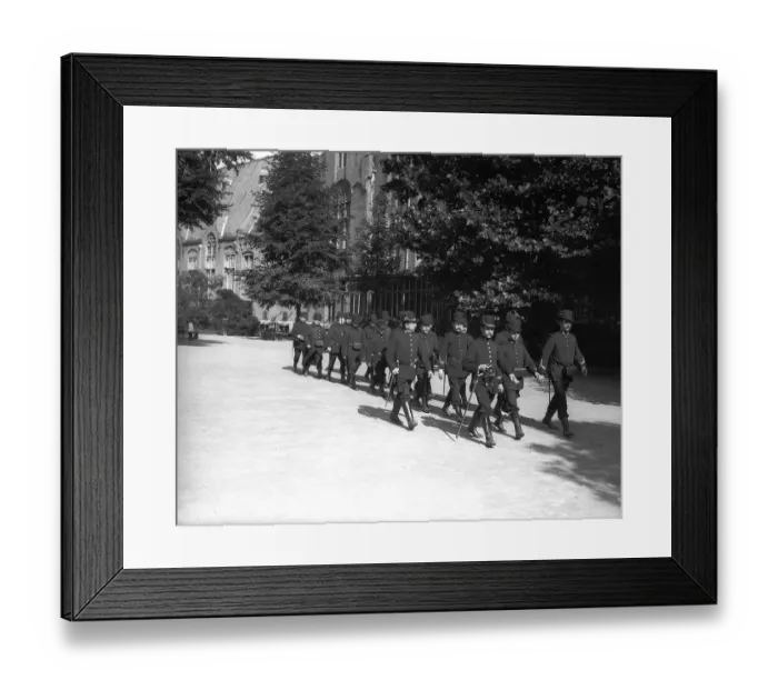 Framed Print : Belgian Prison Guards during World War One Circa 1915