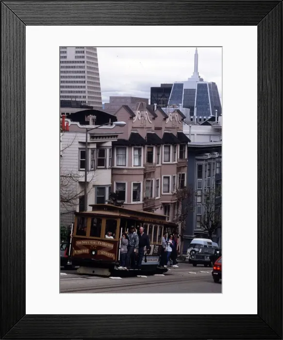 Framed Print : California San Fransisco circa 1990 Framed Print : California San Fransisco circa 1990