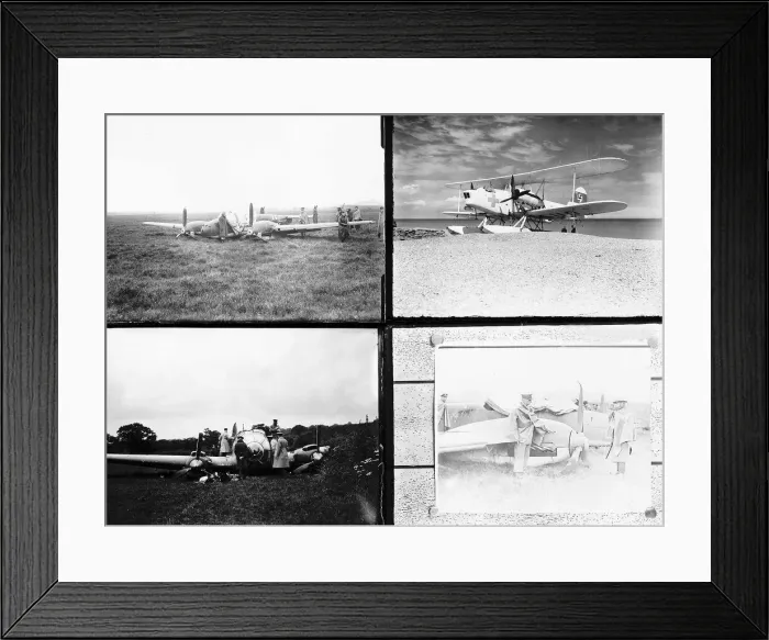 Framed Print : British aircraft used in WW2 circa 1940 Framed Print : British aircraft used in WW2 circa 1940