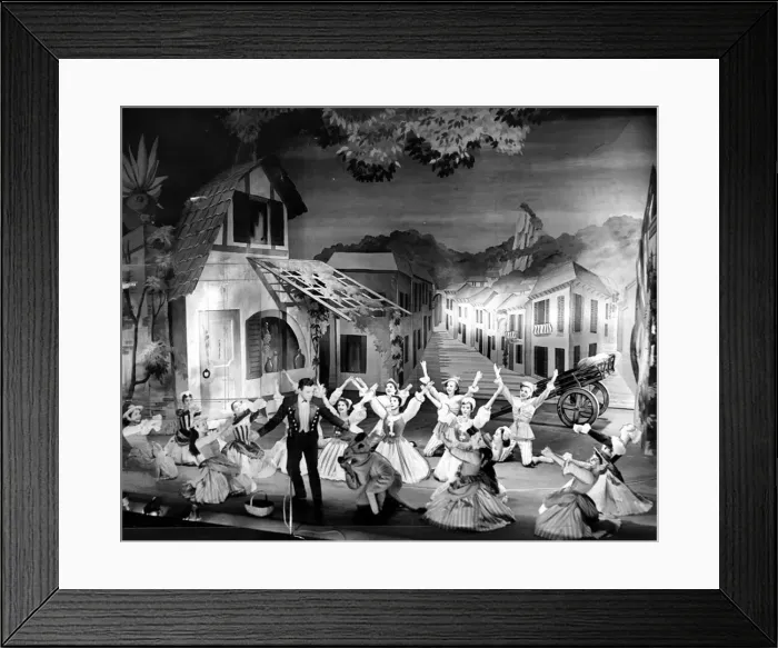 Framed Print : It was a most unorthodox pantomime. Vic Oliver was playing Cinderella, Dickie Valentine Framed Print : It was a most unorthodox pantomime. Vic Oliver was playing Cinderella, Dickie Valentine