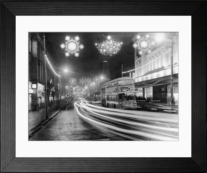 Framed Print : A festival of light. The Christmas illuminations brighten up the dark Newcastle skies Framed Print : A festival of light. The Christmas illuminations brighten up the dark Newcastle skies