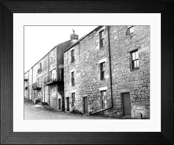 Framed Print : Fishermens houses at Seahouse, Northumberland. c. 1964 Framed Print : Fishermens houses at Seahouse, Northumberland. c. 1964