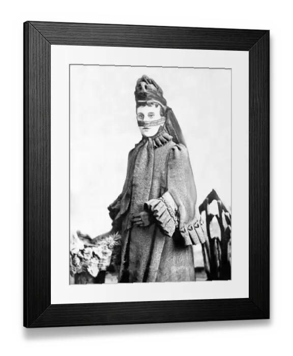 Framed Print : A widows weeds in in 1879