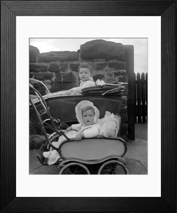 Framed Print : Curious children in 1961