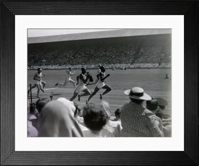 Framed Print : 1948 Olympic Games Harrison wins the 100 metre sprint final during the 1948 London Framed Print : 1948 Olympic Games Harrison wins the 100 metre sprint final during the 1948 London