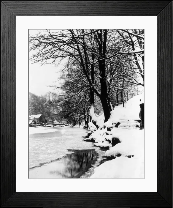 Framed Print : A snow covered Jesmond Dene in 1965 Framed Print : A snow covered Jesmond Dene in 1965