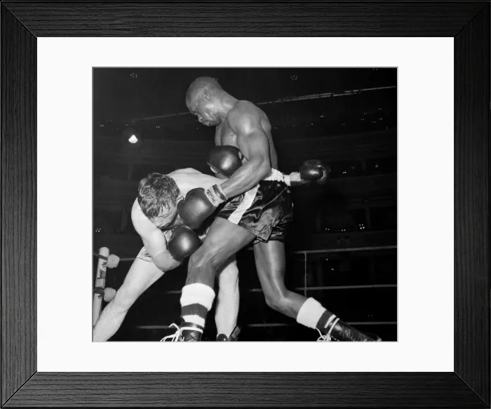 Framed Print : American middleweight boxer Rubin Hurricane Carter of New Jersey, USA