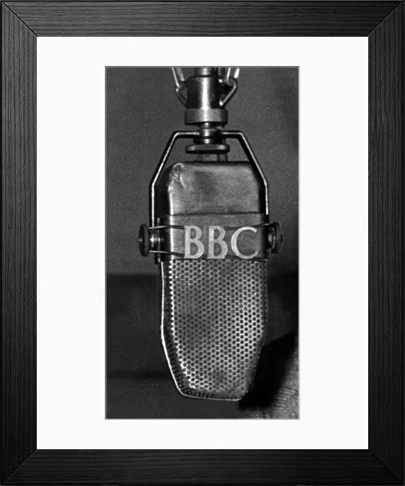 Framed Print : Microphone BBC Microphone