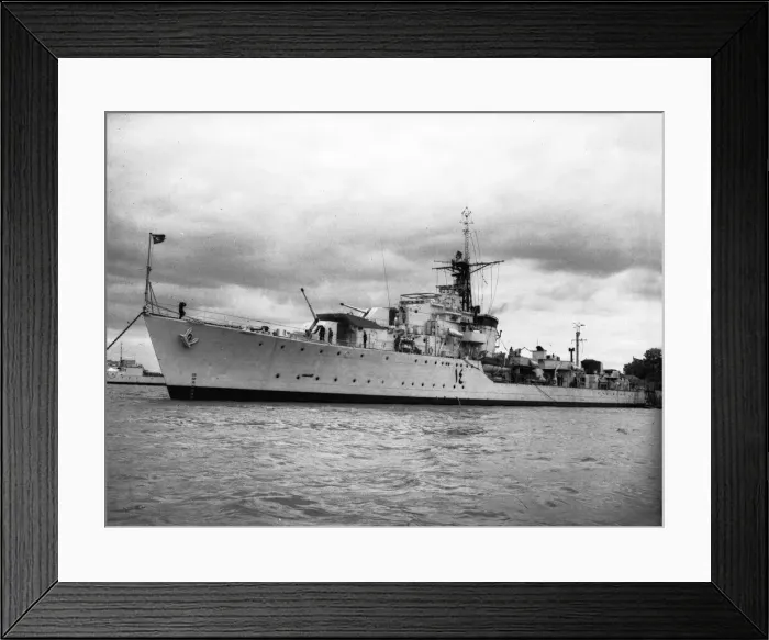 Framed Print : Suez Crisis 1956 Egyptian warship under arrest at Portsmouth Framed Print : Suez Crisis 1956 Egyptian warship under arrest at Portsmouth