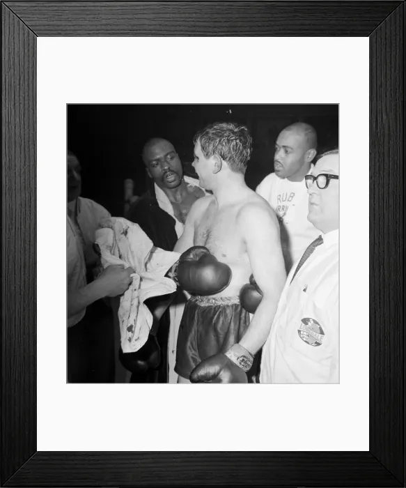 Framed Print : American middleweight boxer Rubin Hurricane Carter of New Jersey, USA Framed Print : American middleweight boxer Rubin Hurricane Carter of New Jersey, USA