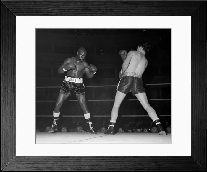 Framed Print : American middleweight boxer Rubin Hurricane Carter of New Jersey, USA
