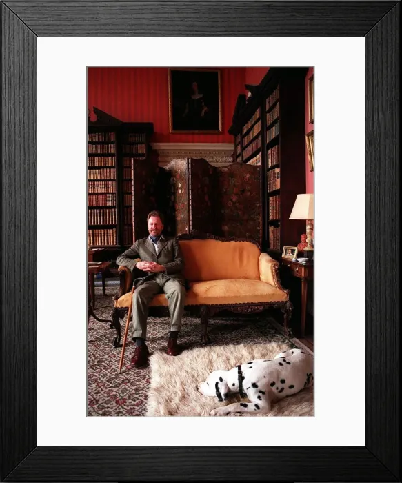 Framed Print : The Marquis of Hertford pictured at Ragley Hall, near Alcester Framed Print : The Marquis of Hertford pictured at Ragley Hall, near Alcester