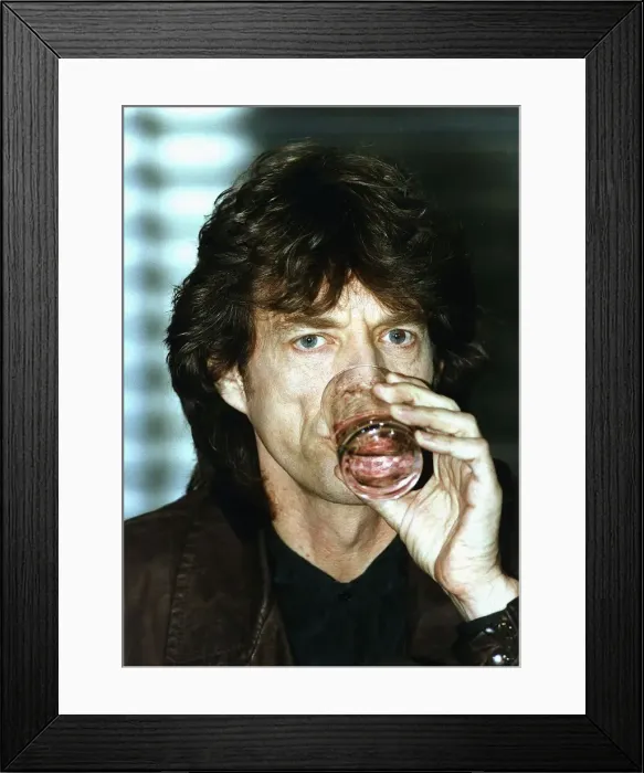 Framed Print : Rolling Stones: Mick Jagger on 11th October 1993 Framed Print : Rolling Stones: Mick Jagger on 11th October 1993