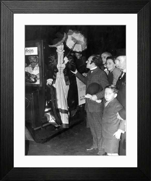 Framed Print : First nights are always occasions, and the opening of Framed Print : First nights are always occasions, and the opening of
