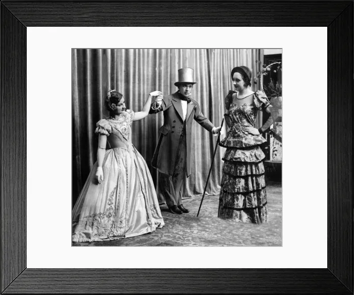 Framed Print : Models dressed in various fashions and period costumes Framed Print : Models dressed in various fashions and period costumes
