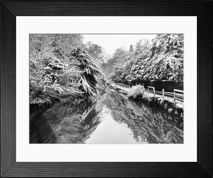Framed Print : A snow covered Jesmond Dene in 1972 Framed Print : A snow covered Jesmond Dene in 1972